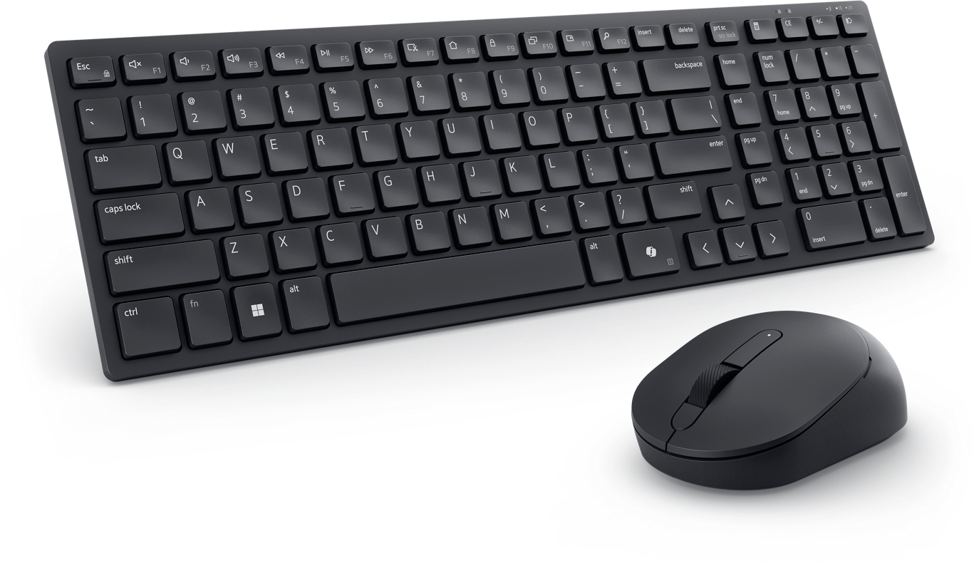 Dell Pro Compact Silent Keyboard and Mouse - KM555 - US English